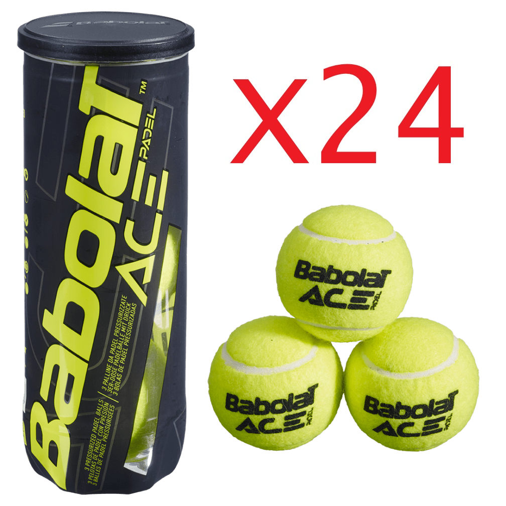24x CANS BABOLAT ACE PADEL X3 BALLS 501104 (24x CAN)