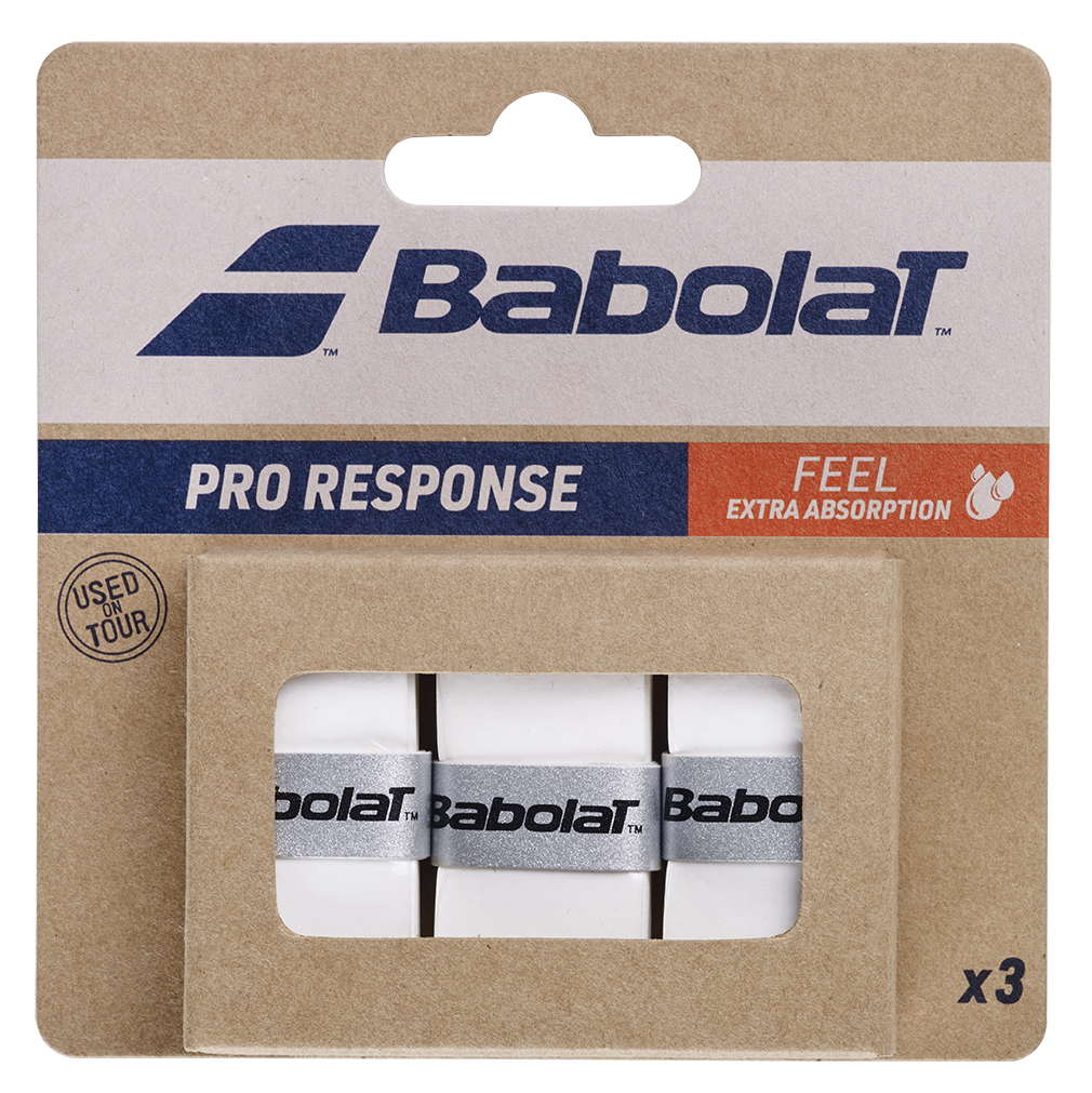 BABOLAT PRO RESPONSE X3 WHITE OVERGRIP