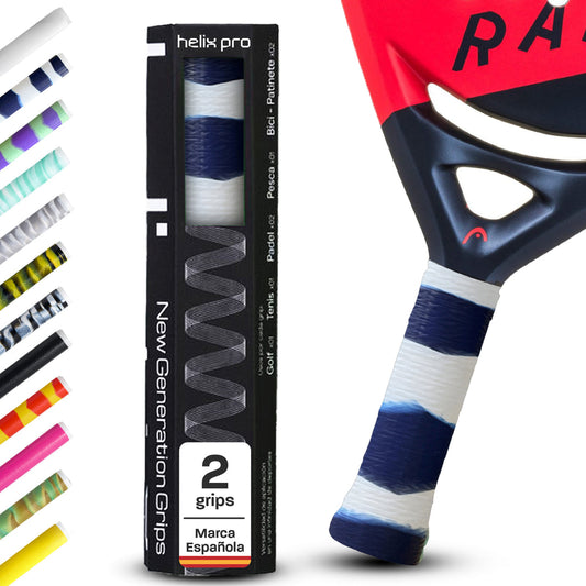 Helix Pro Grip Blue&White Overgrip