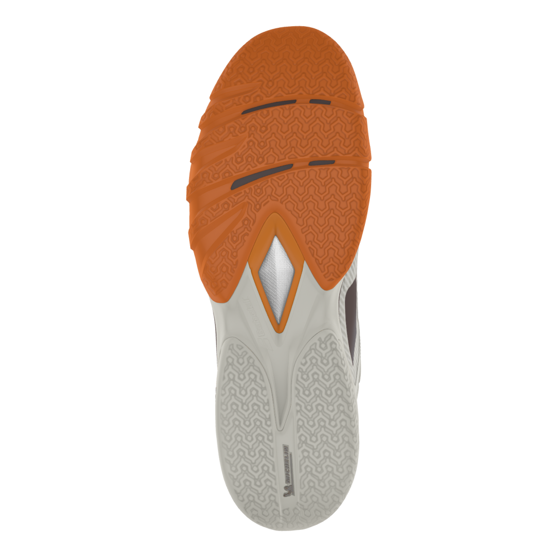 Babolat Premura 3 Men Cream Orange Padel Shoes Lightweight