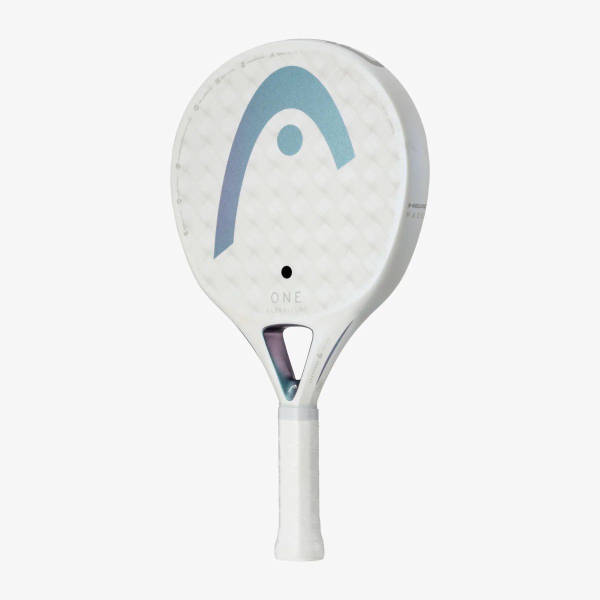 HEAD ONE ULTRALIGHT WHITE PADEL RACQUET