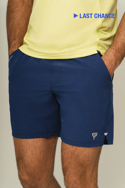 Performance Stretch Woven Short Blue Print