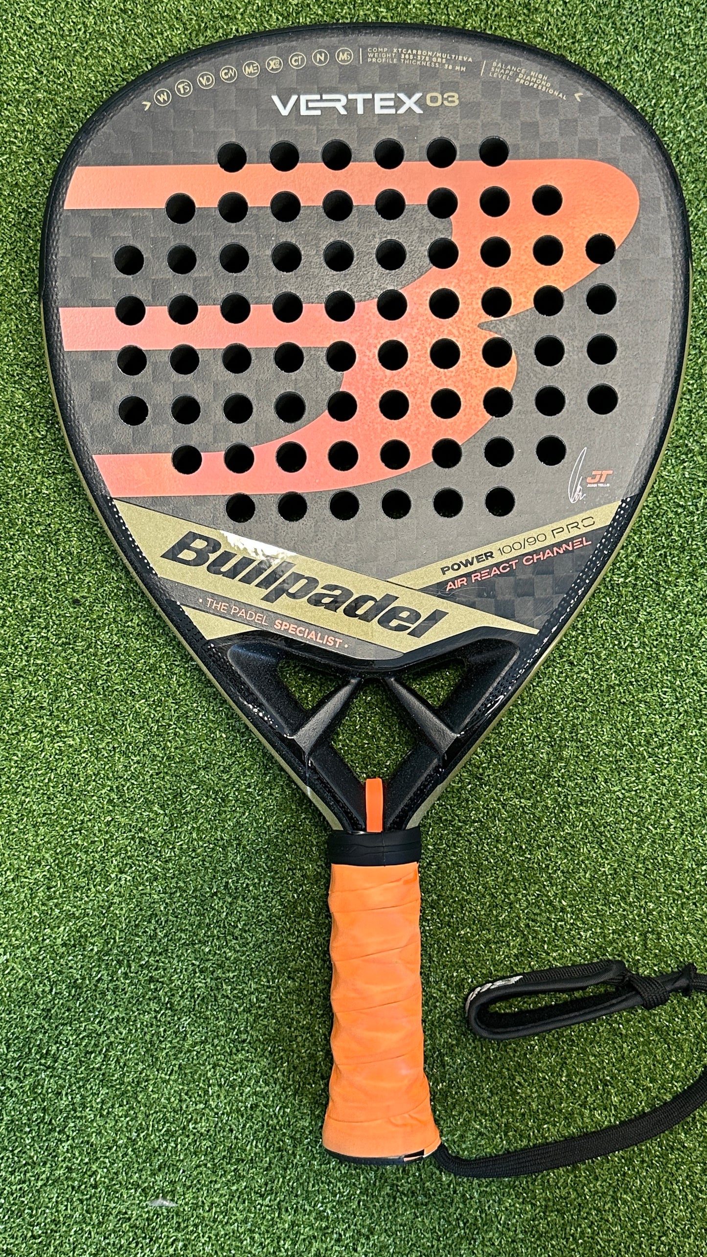 Bullpadel VERTEX 03 2023 Juan Tello Padel Racket Used