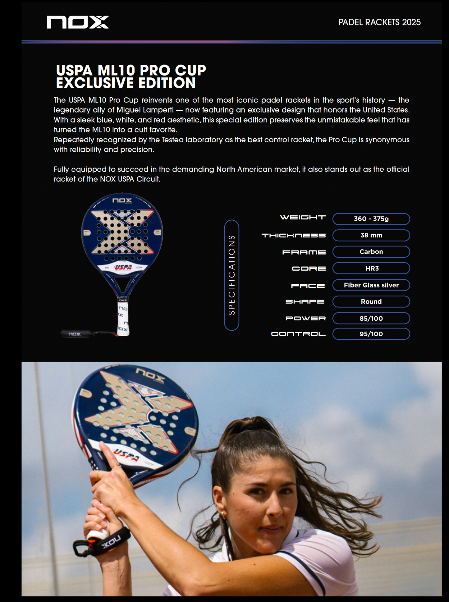 NOX PRO CUP USPA EXCLUSIVE EDITION
