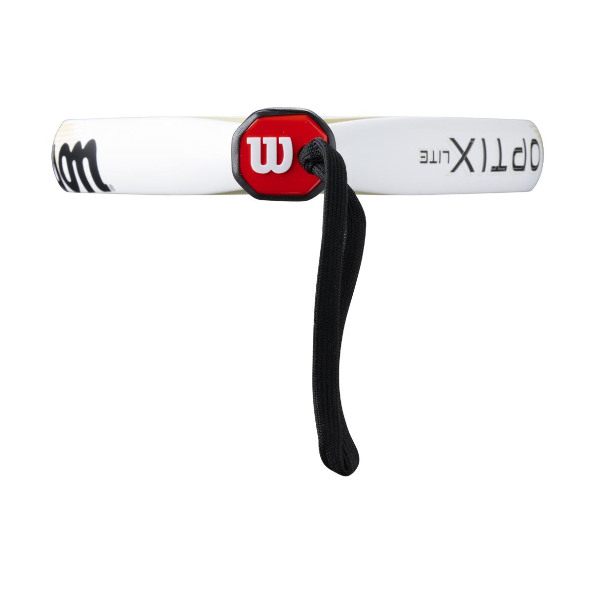 Wilson Optix V2 Lite Padel Racket White 2026 Model for Beginners Large Head Size Maneuverability