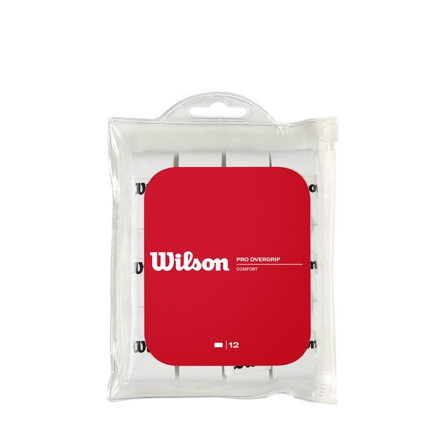 Wilson Pro Overgrips Pack Of 12 White WRZ4016WH