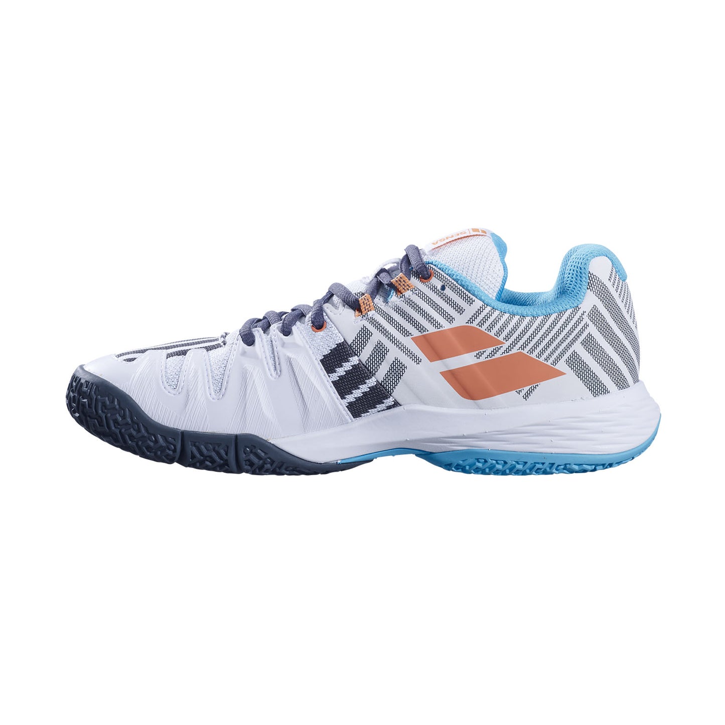 BABOLAT SHOES SENSA WOMEN 31S23757 White/Canyon Sunset