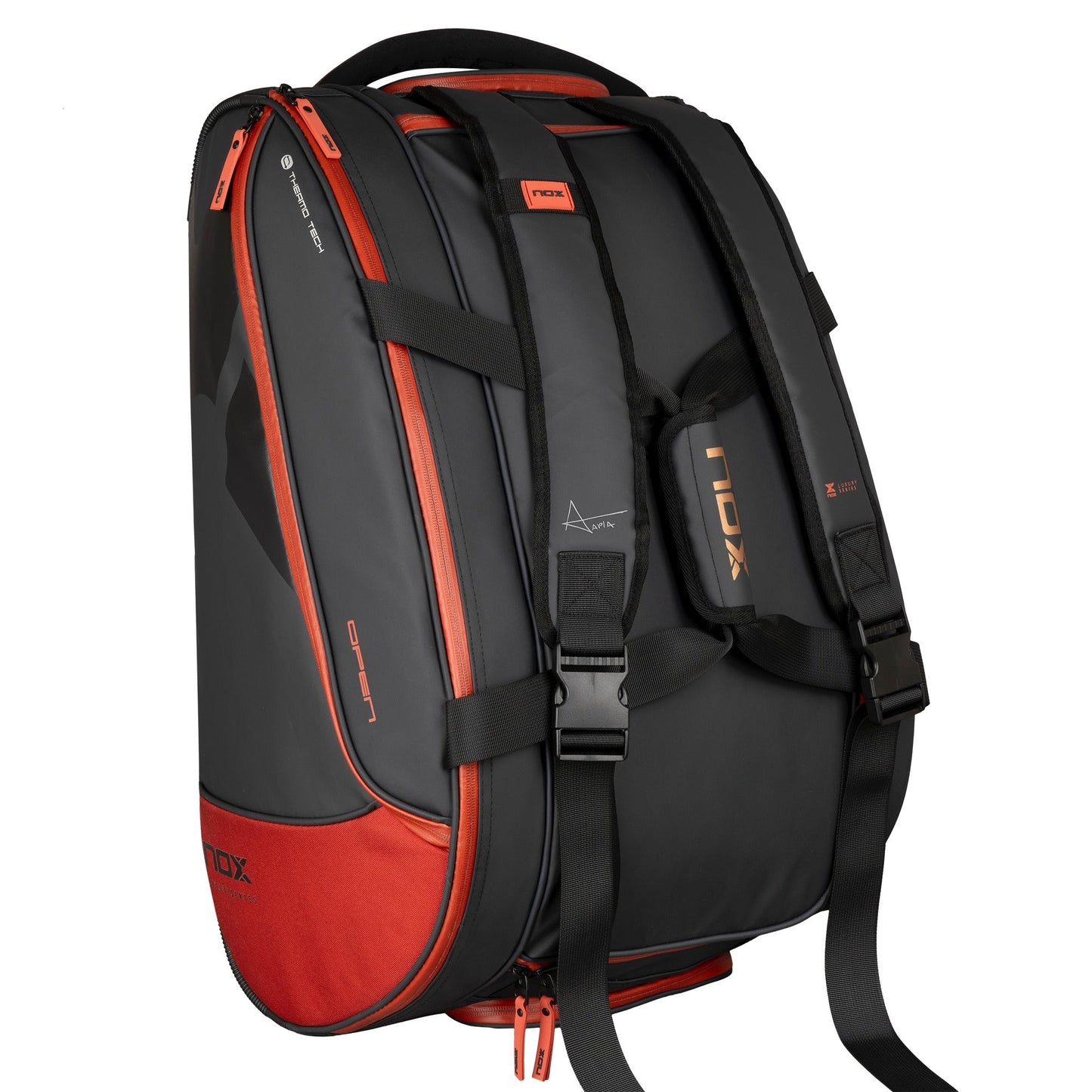 NOX LUXURY OPEN SERIES BLACK/RED PADELBAG 2025
