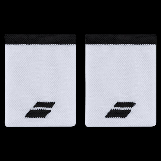 BABOLAT LOGO JUMBO WRISTBAND / White/Black 5UB1262