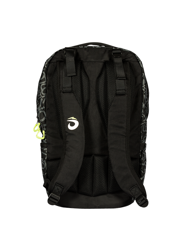 LÕK Maxx Gen 2 backpack black, grey and green alternate view