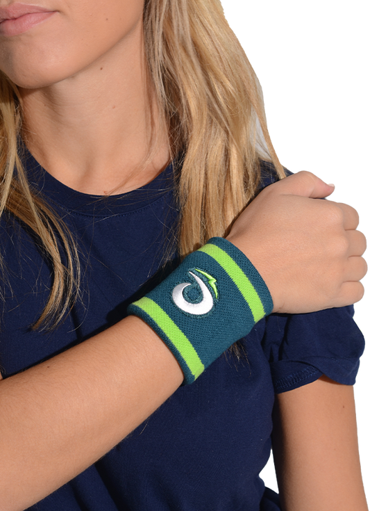 LÕK Smay green wristband alternate view