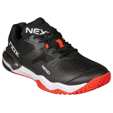 NOX SHOE PICKLEBALL LUX NEXO BLACK/RED LAVA CALPBLUXNEBR