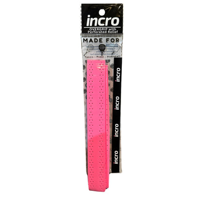 Incro Damping Ridges Overgrip with Perforated Relief – Pink