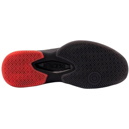 NOX SHOES AT10 LUX BLACK RED  CALATLUXNERO