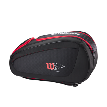 WILSON BELA V3 PADEL RACKET BAG Black/Red