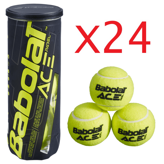 24x CANS BABOLAT ACE PADEL X3 BALLS 501104 (24x CAN)
