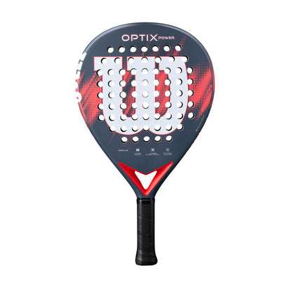 Wilson Optix V2 Power Red 2 Padel Racket 2026 For Beginners Large Head Easy Maneuverability Premium Look