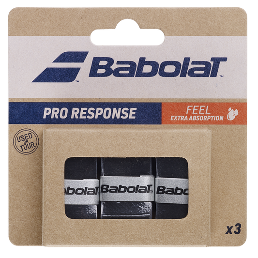 BABOLAT PRO RESPONSE X3 BLACK OVERGRIP