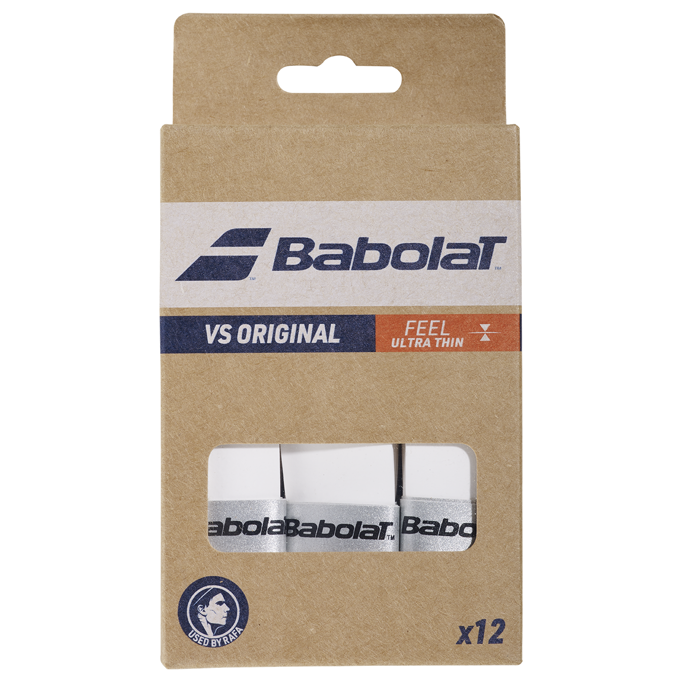 BABOLAT VS ORIGINAL X12 WHITE OVERGRIP