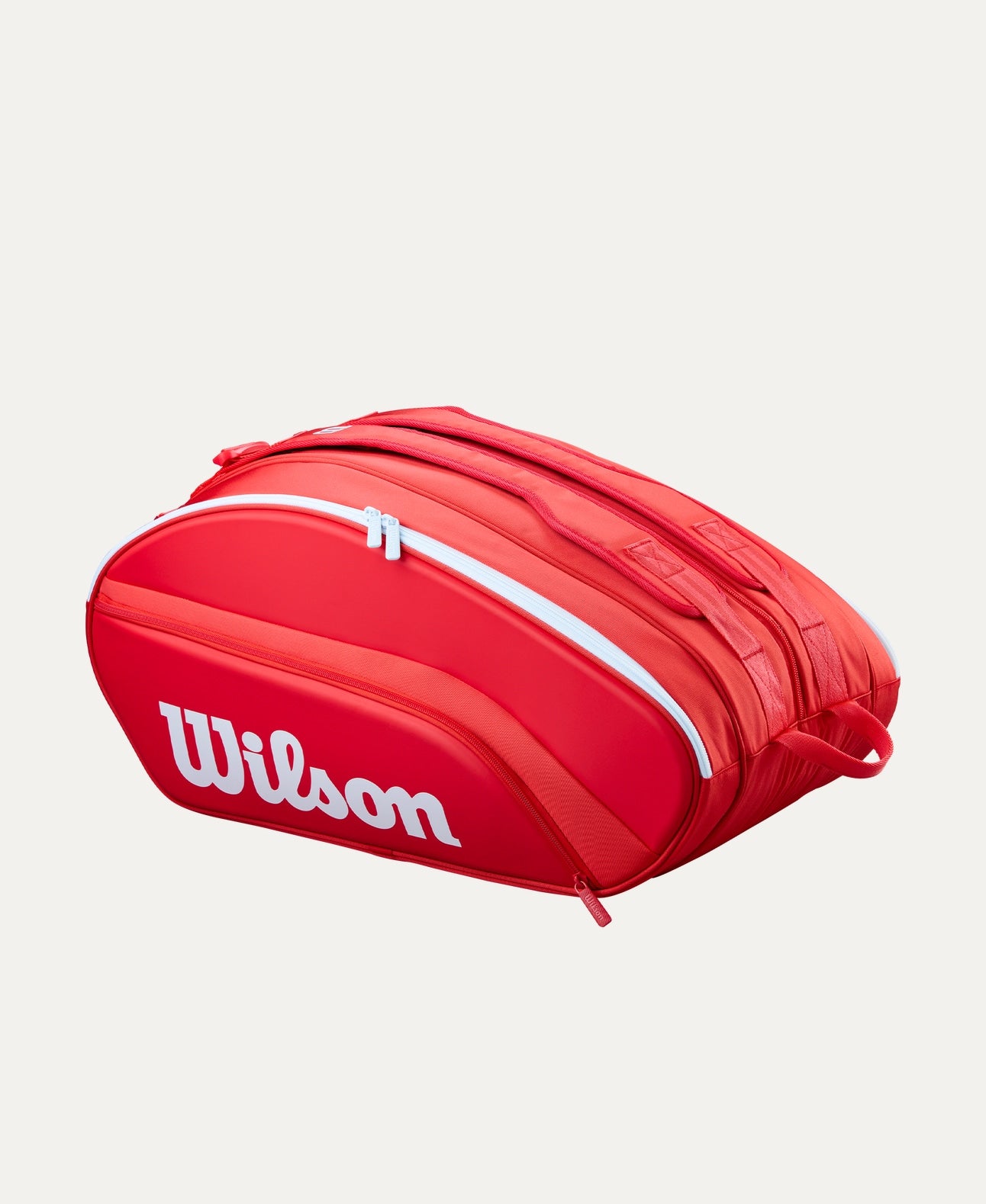 Wilson Super Tour Red Padel Bag 2026 High Capacity Tennis And Padel Bag With Compartments