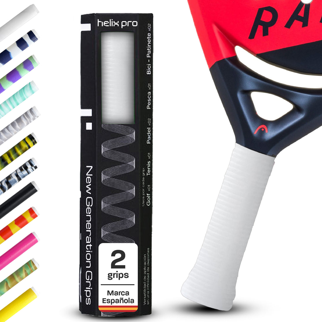 Helix Pro Grip White Overgrip