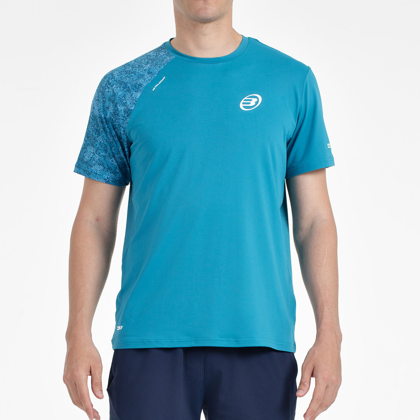 Bullpadel Mazaron Unisex Cotton Graphic T Shirt Short Sleeve Casual Top for Everyday Wear