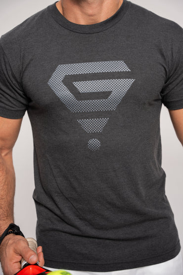 Gradient Graphic Tee Black