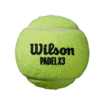 24 CANS WILSON PADEL CAN X3 SPEED BALL Yellow