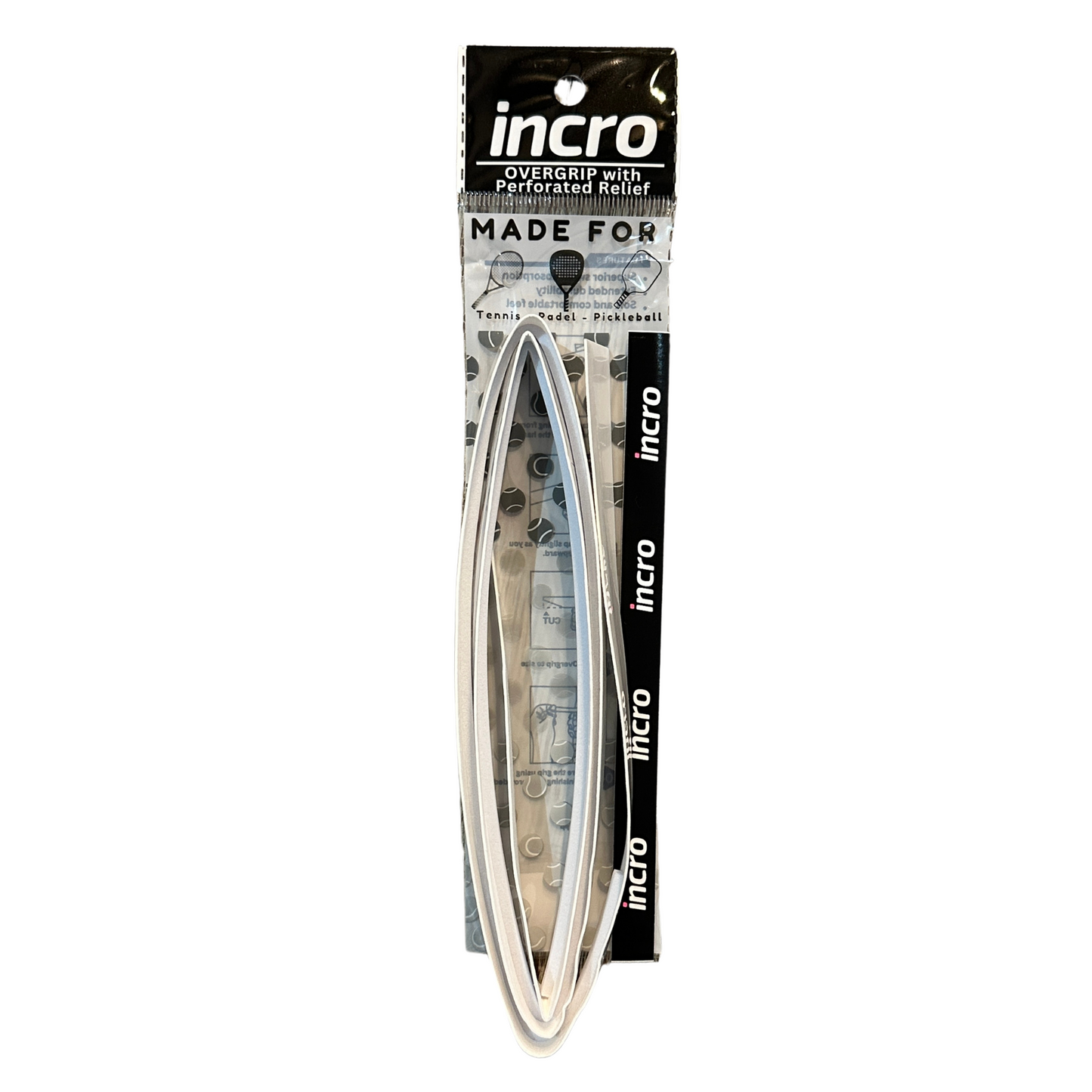 Incro Damping Ridges Overgrip – White