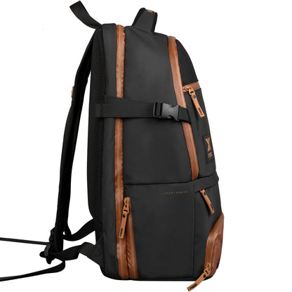 NOX  LUXURY OPEN SERIES BLACK/BROWN BACKPACK 2025