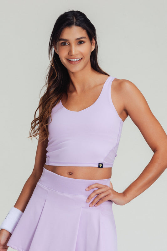 Match Point Bra Top Lilac