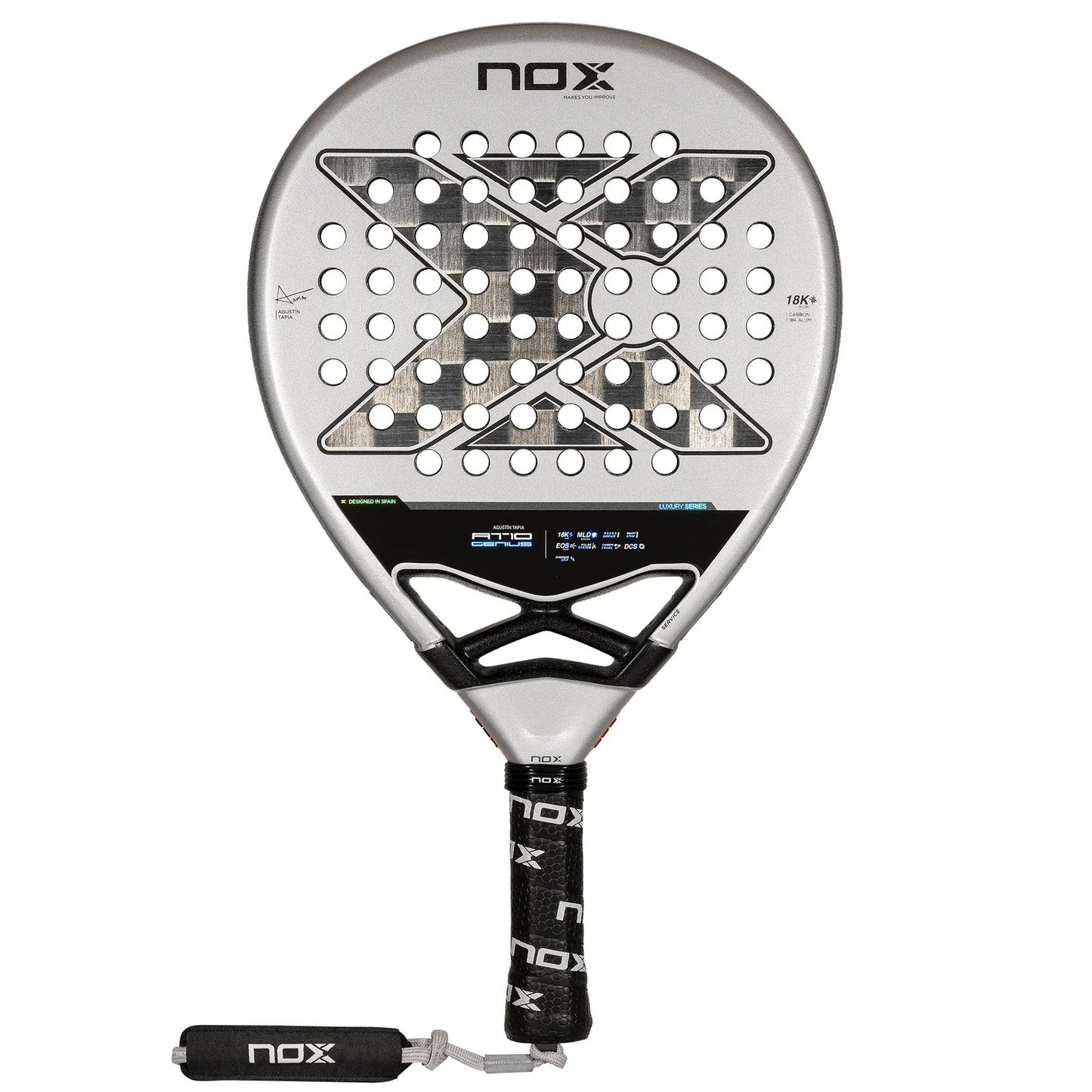 RENTAL: NOX AT10 Genius 18K by Agustin Tapia 2024 Alum Padel Racket