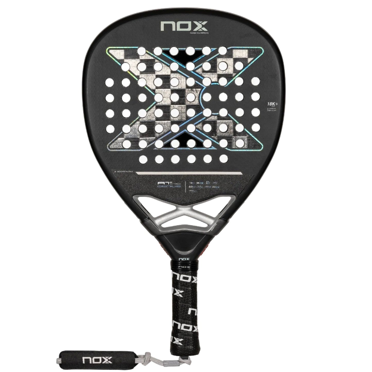 NOX AT GENIUS ATTACK 18K by Agustín Tapia 2024 PADEL RACKET