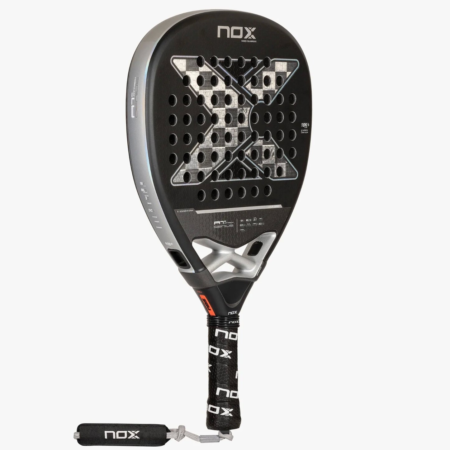 NOX AT GENIUS ATTACK 18K by Agustín Tapia 2024 PADEL RACKET