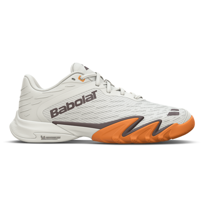 Babolat Premura 3 Men Cream Orange Padel Shoes Lightweight