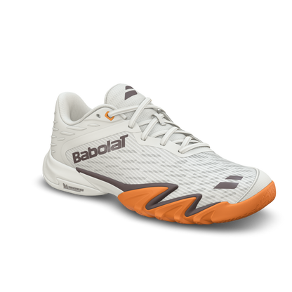 Babolat Premura 3 Men Cream Orange Padel Shoes Lightweight