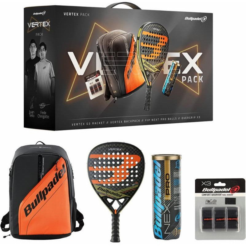 PACK BULLPADEL TELLO CHINGOTTO VERTEX 03 – Padel Padel