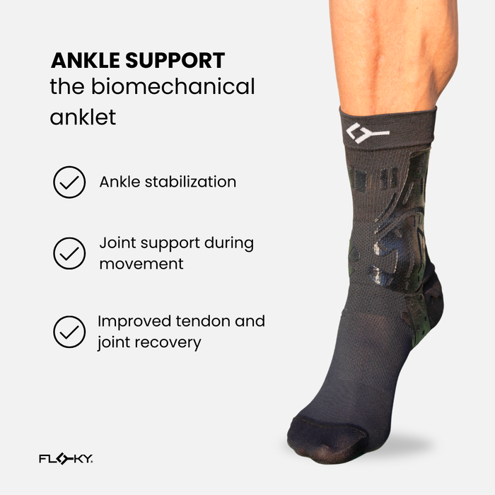 FLOKY ANKLE SUPPORT CAVIGLIERA BLACK