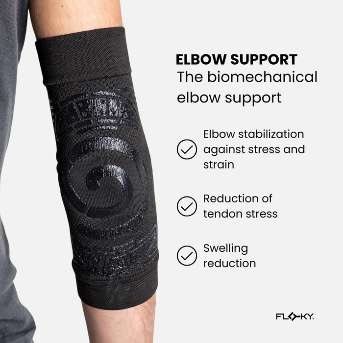 FLOKY ELBOW SUPPORT GOMITIERA BLACK