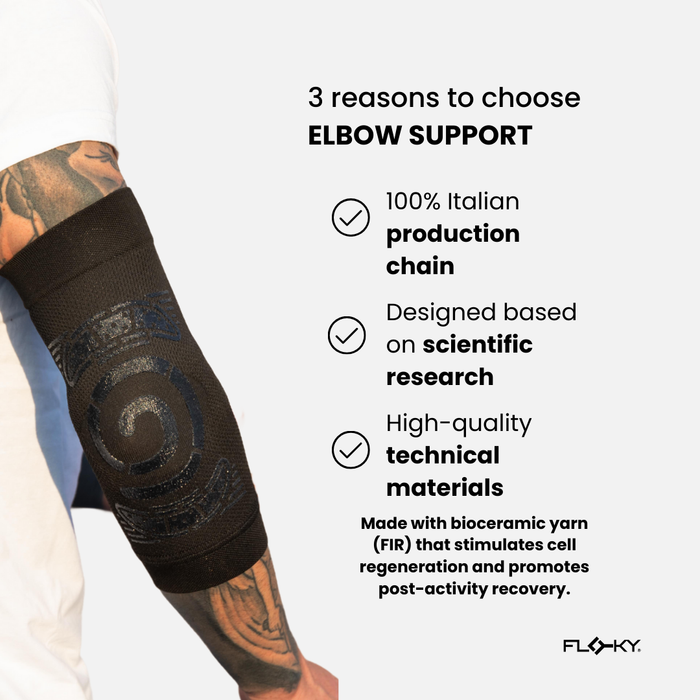 FLOKY ELBOW SUPPORT GOMITIERA BLACK