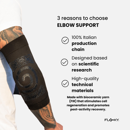 FLOKY ELBOW SUPPORT GOMITIERA BLACK