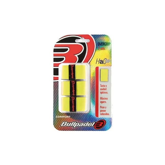 OVERGRIP BULLPADEL 3-PACK GB-1200-971 YELLOW FLUOR