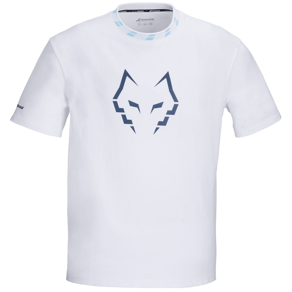BABOLAT COTTON TEE WIDE J. LEBRON 6MZ26443 White/White 1000