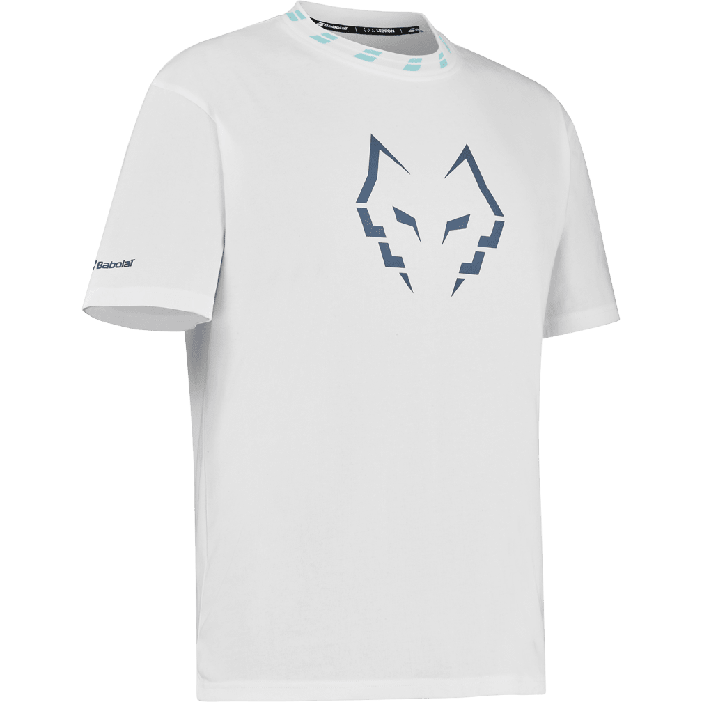 BABOLAT COTTON TEE WIDE J. LEBRON 6MZ26443 White/White 1000