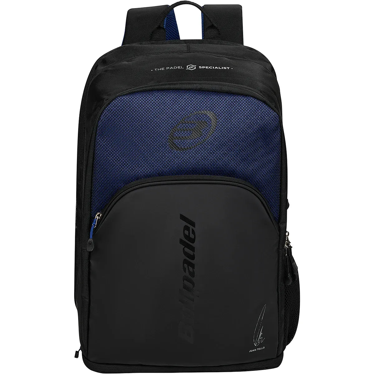 Bullpadel BPM26008 Vertex Geo 423 Backpack Durable Lightweight Travel Pablo Cardona Black/Blue