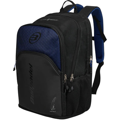 Bullpadel BPM26008 Vertex Geo 423 Backpack Durable Lightweight Travel Pablo Cardona Black/Blue