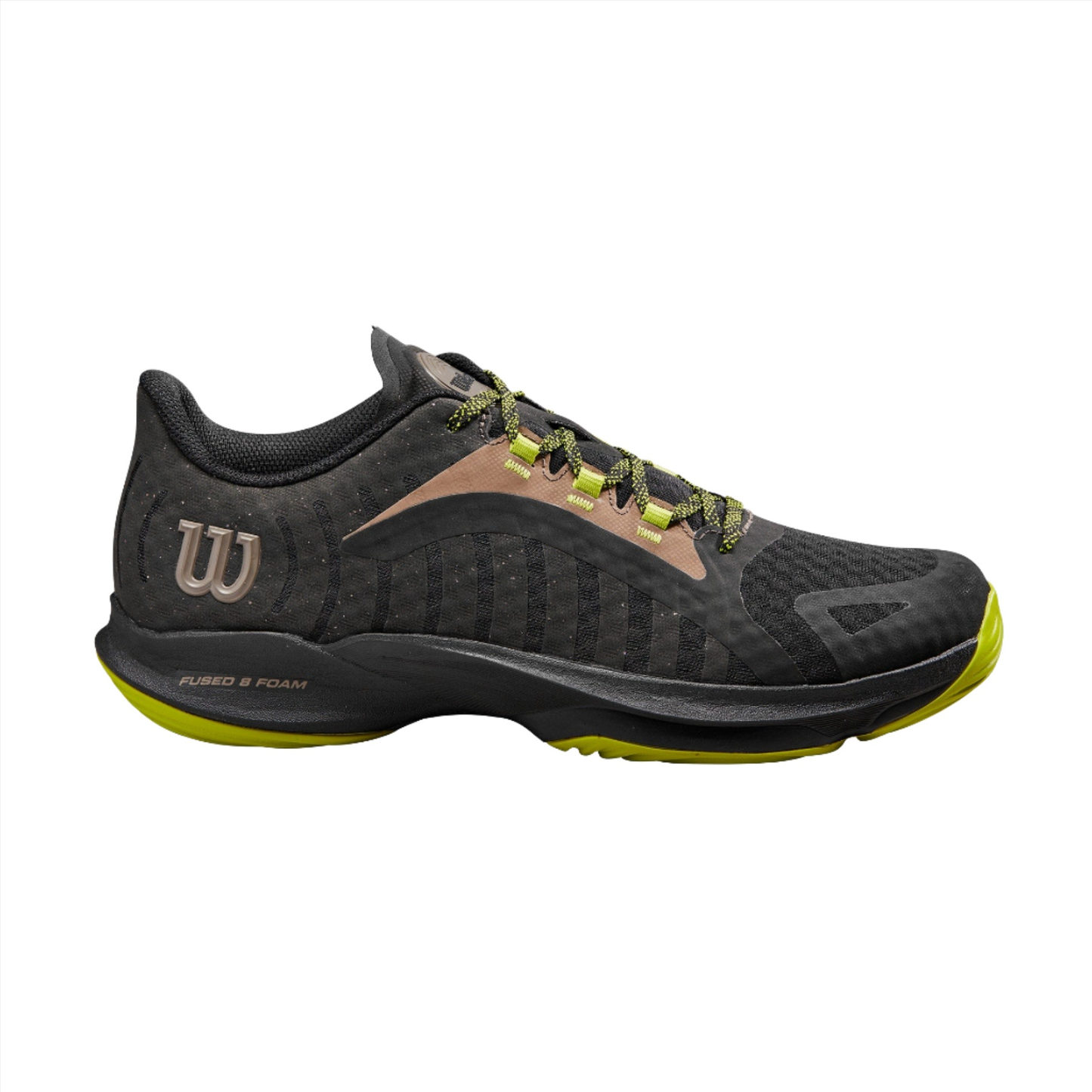 WILSON HURAKN PRO MEN'S PADEL SHOE BLACK LIME WRS332840U