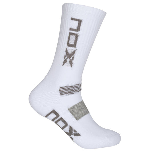 NOX CREW PERFOMANCE SOCKS WHITE / GREY