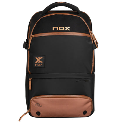 NOX  LUXURY OPEN SERIES BLACK/BROWN BACKPACK 2025