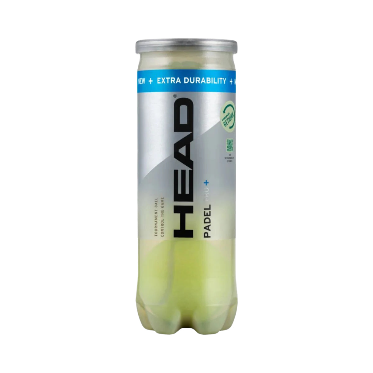 HEAD PRO+ 3 PADEL BALLS SINGLE CAN